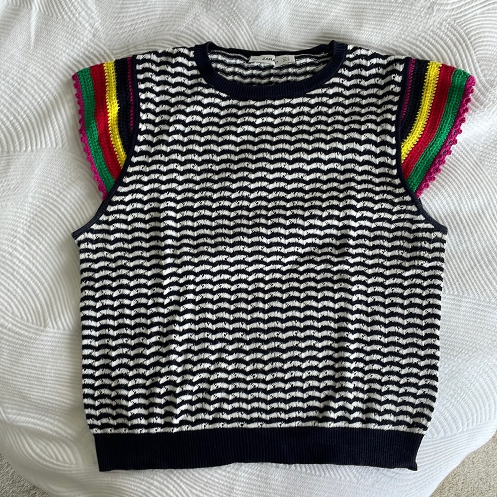 Zara knit top